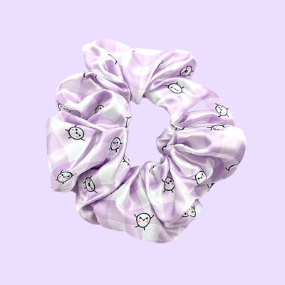 Gingham Squish (Purple) Scrunchie