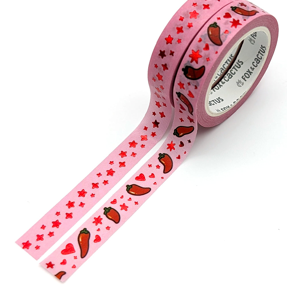 Sugar and Spice Washi Tape (Red Foil)