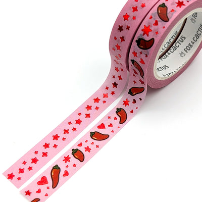 Sugar and Spice Washi Tape (Red Foil)