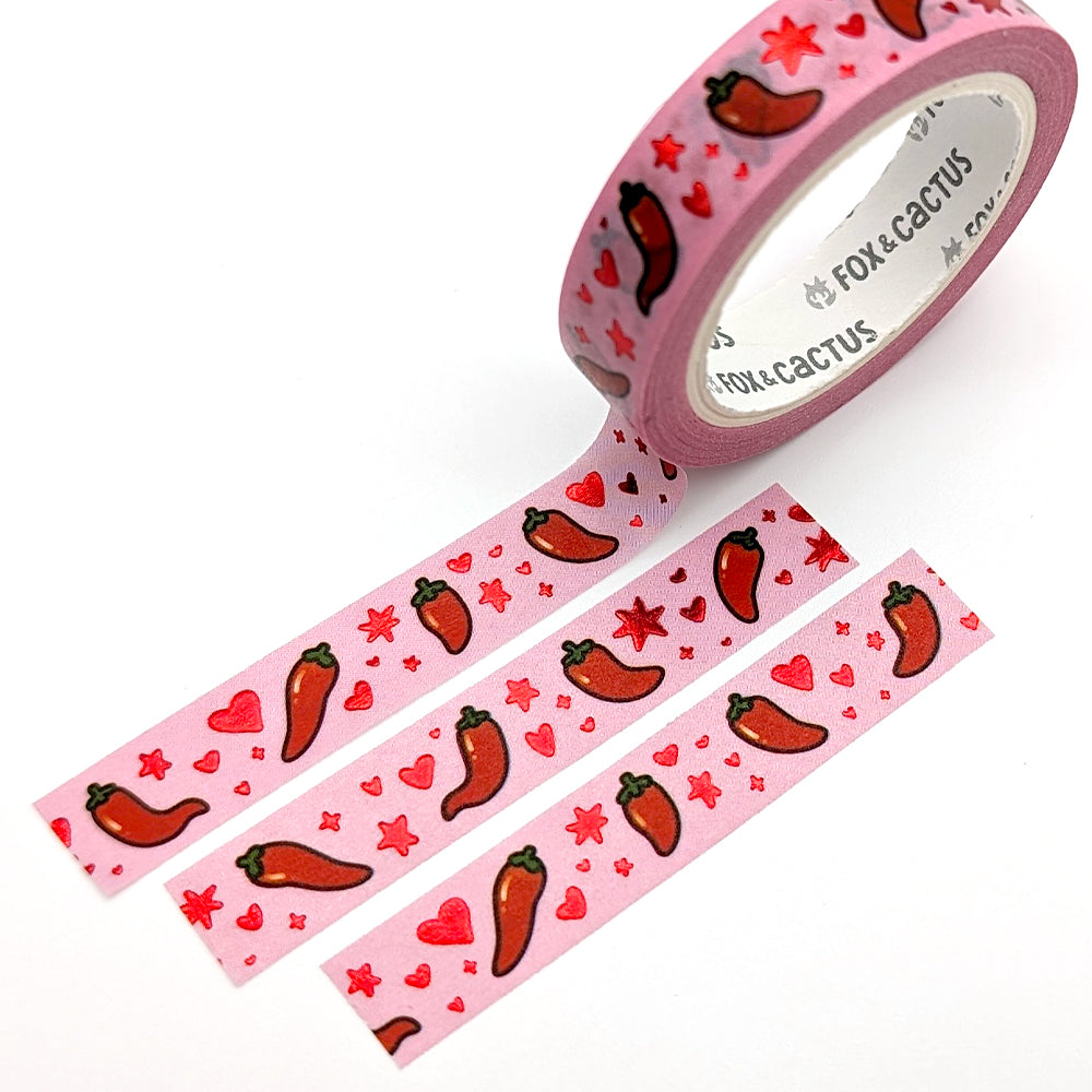 Sugar and Spice Washi Tape (Red Foil)