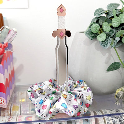 Pink Sword Washi Stand/Scrunchie Stand