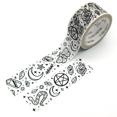 Witchy Vibes (White) Washi Tape Set