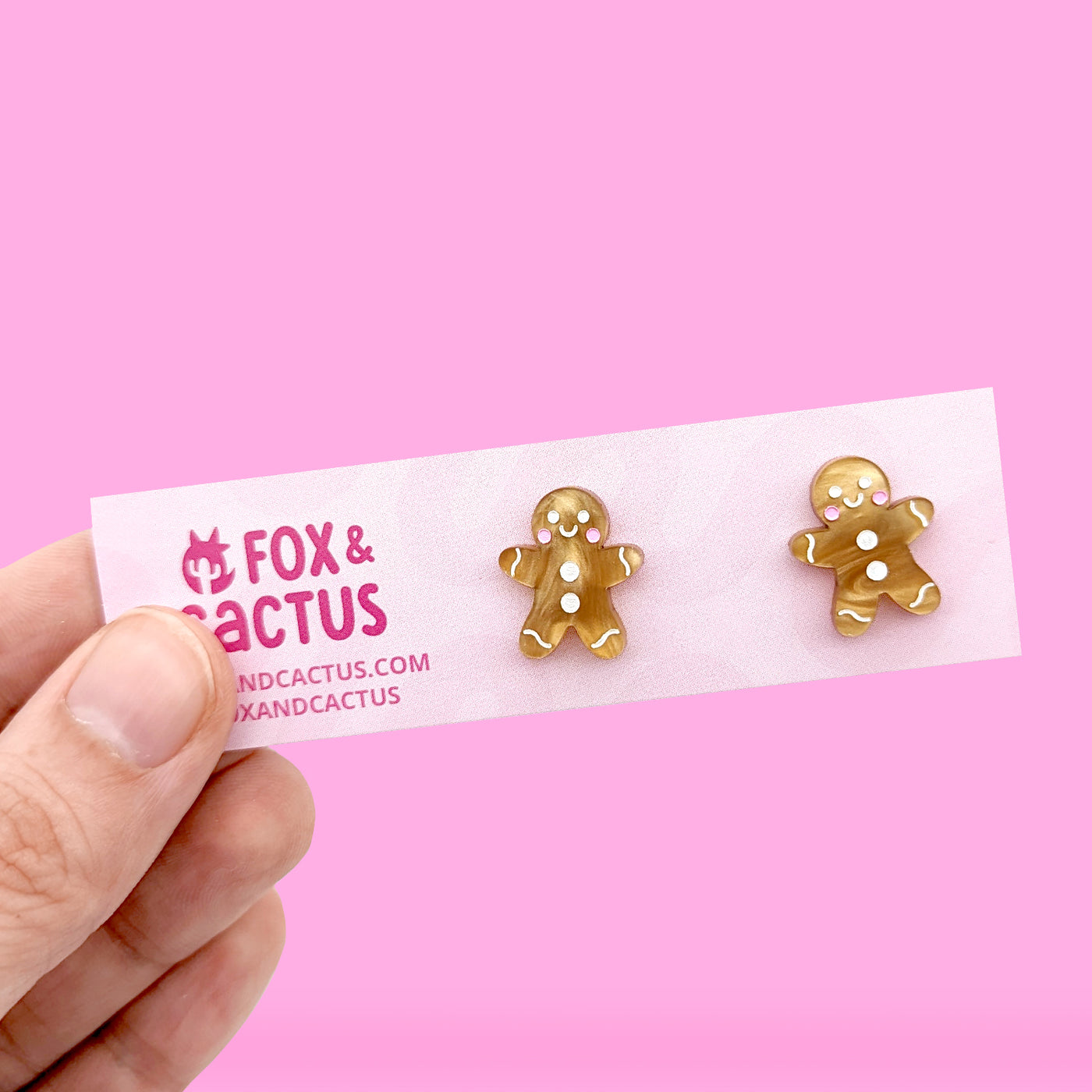 Gingerbread (Sugar Cookie) Stud Earrings